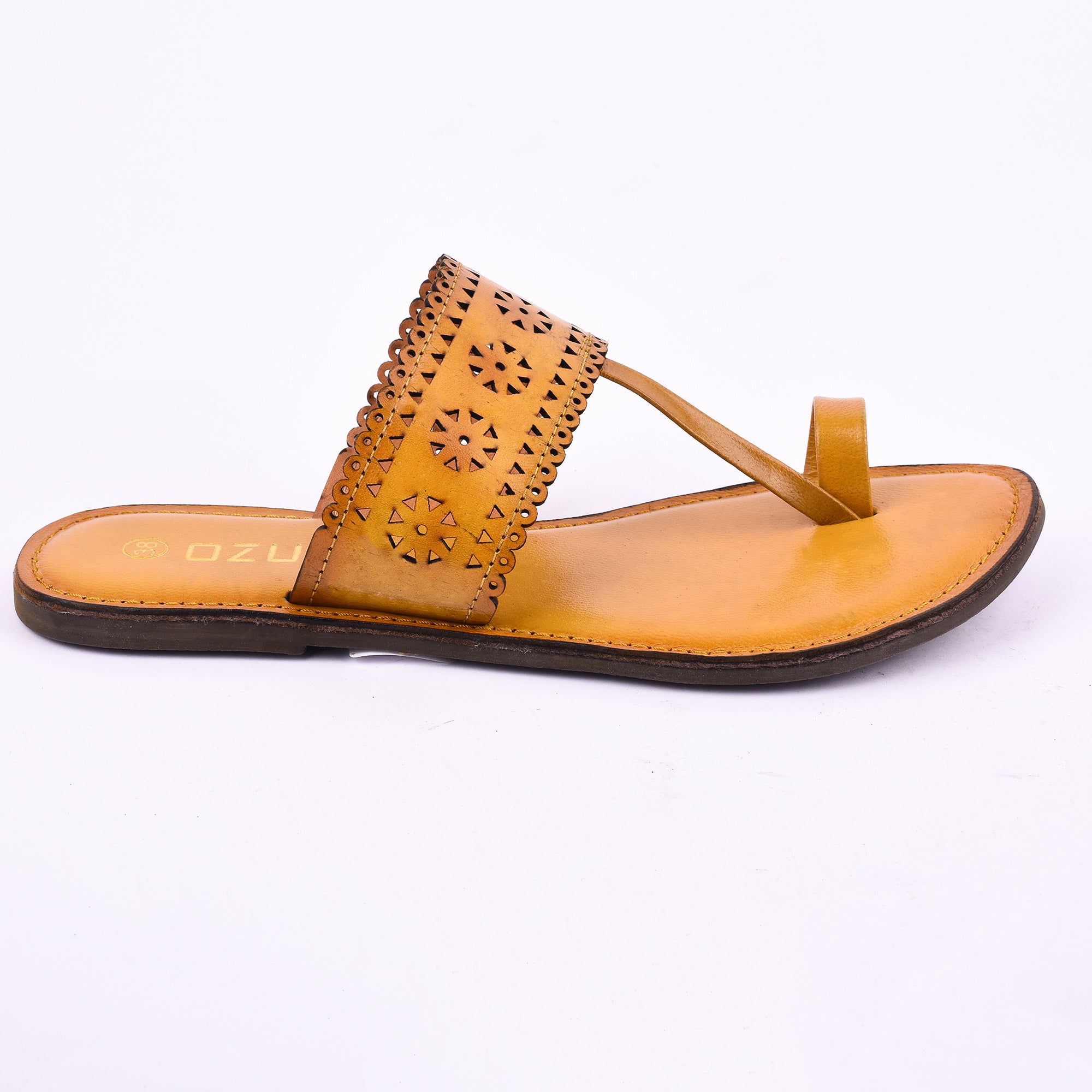 Ozuri Handcrafted Kolhapuri Flats for Women