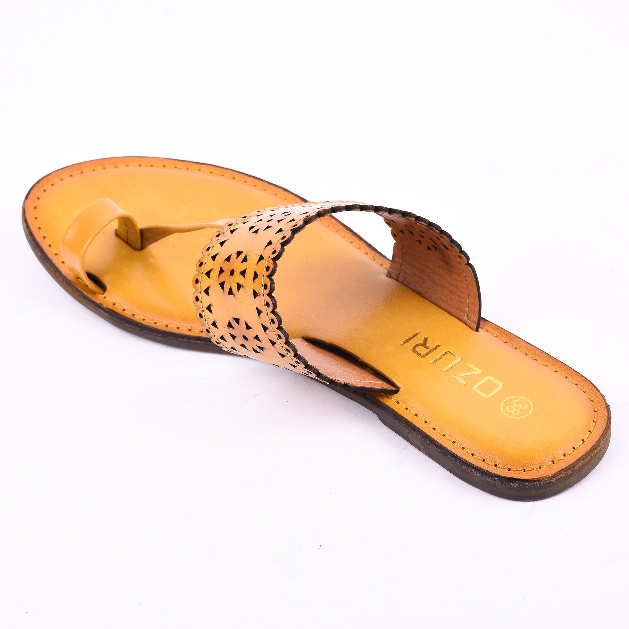 Ozuri Handcrafted Kolhapuri Flats for Women
