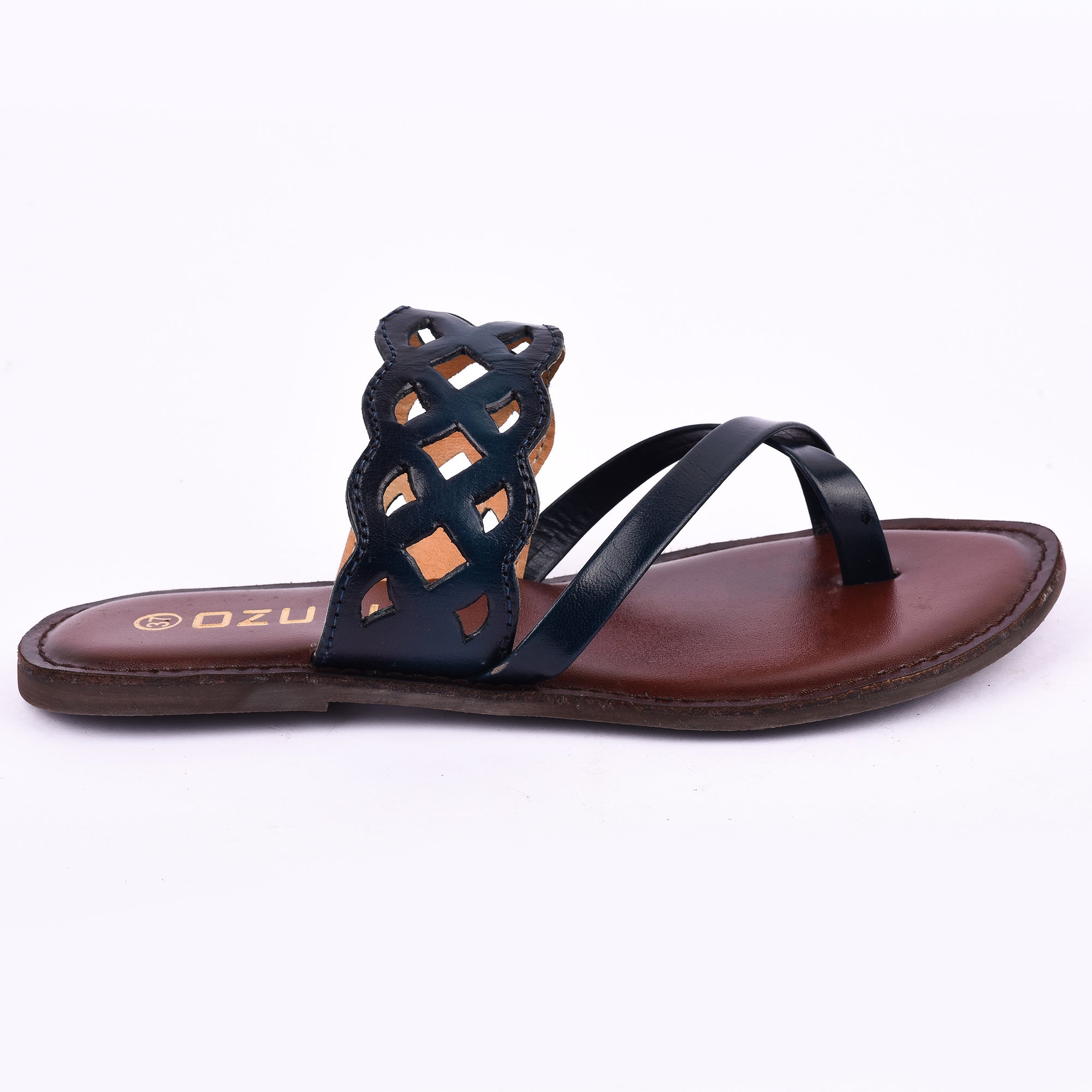 Trendy Cutwork Slip-On Flat Sandal for Women