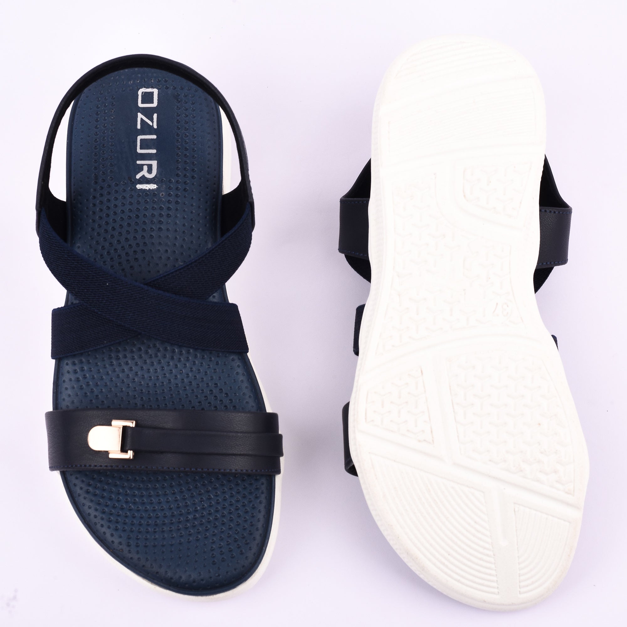 Women’s Casual Sandals with Cross Straps and Comfort Sole