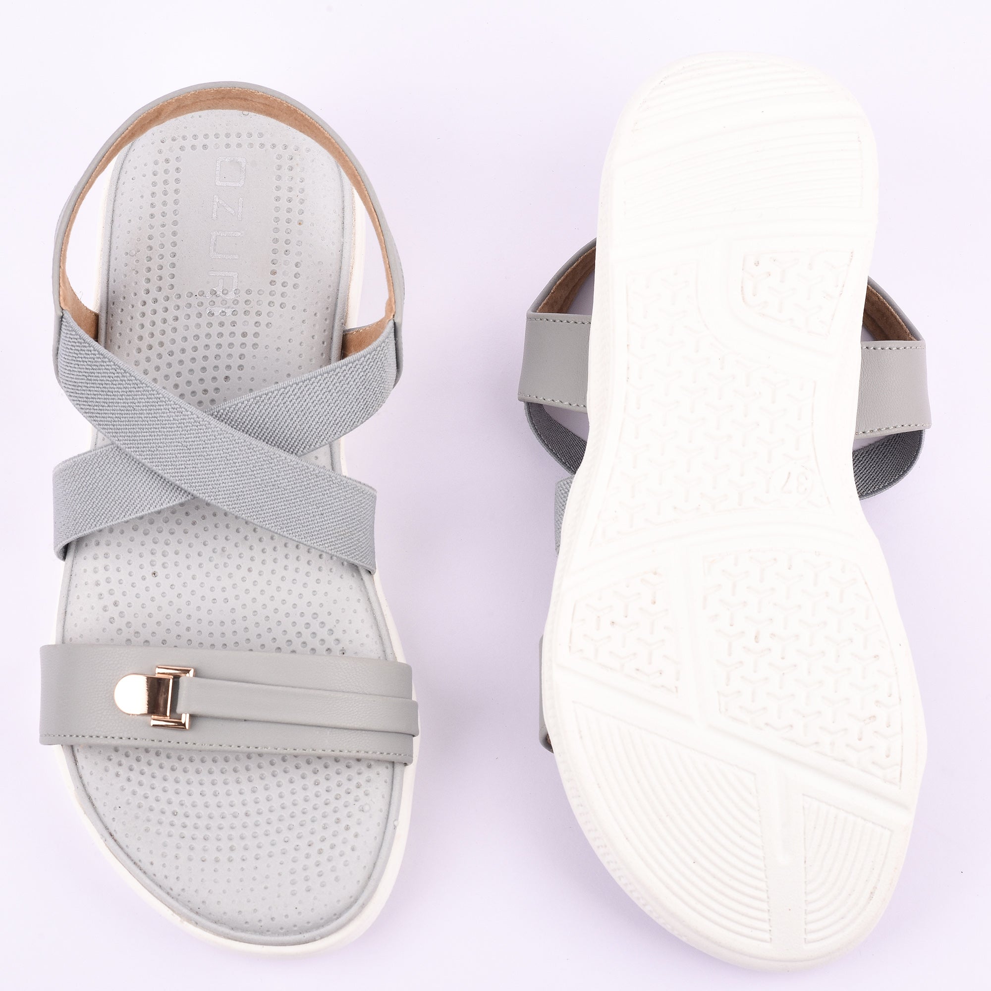 Women’s Casual Sandals with Cross Straps and Comfort Sole