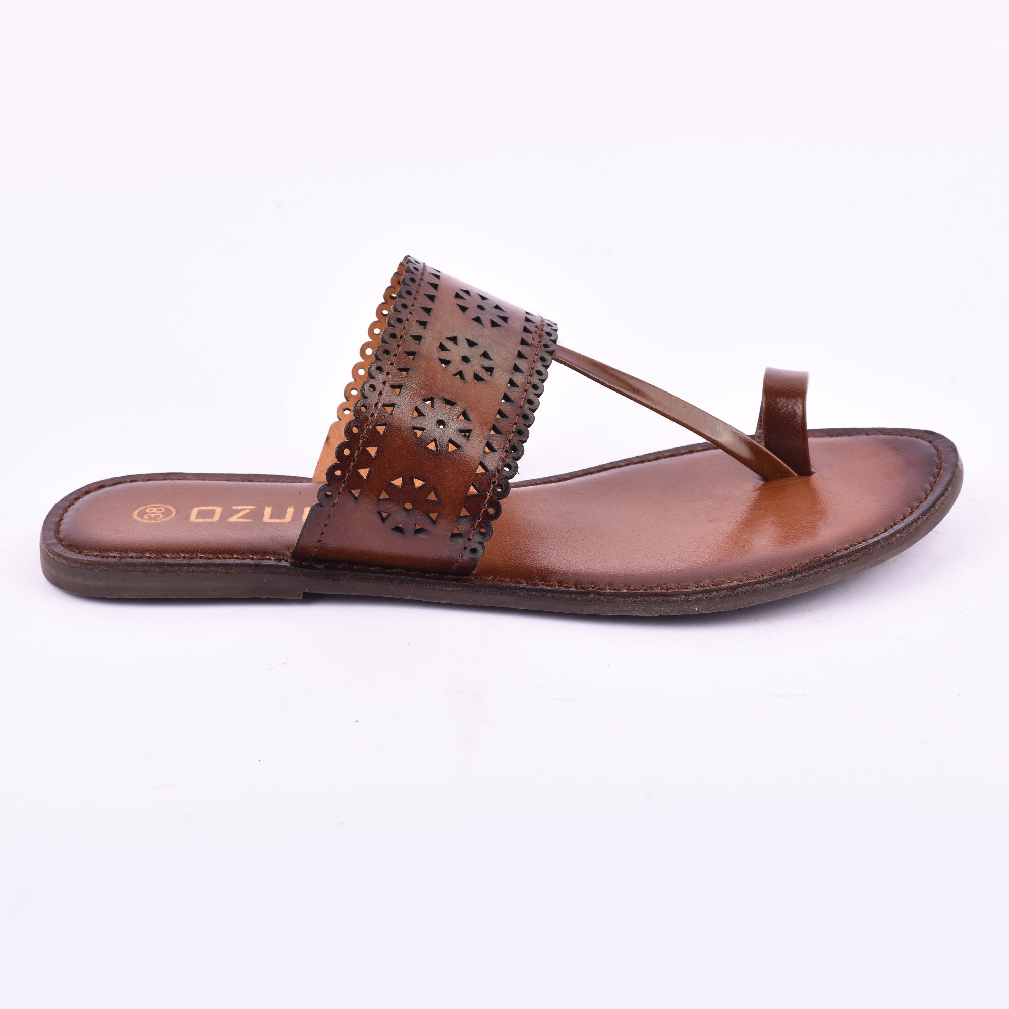 Ozuri Handcrafted Kolhapuri Flats for Women