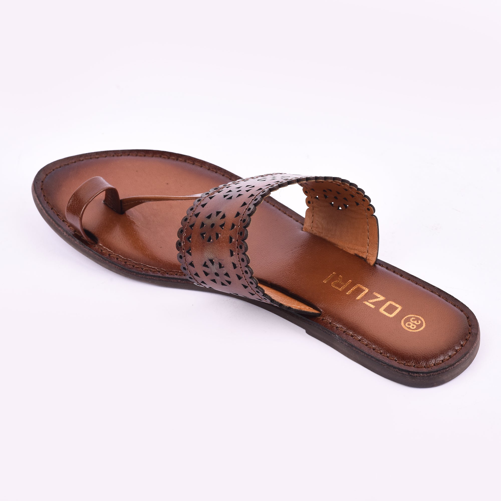 Ozuri Handcrafted Kolhapuri Flats for Women