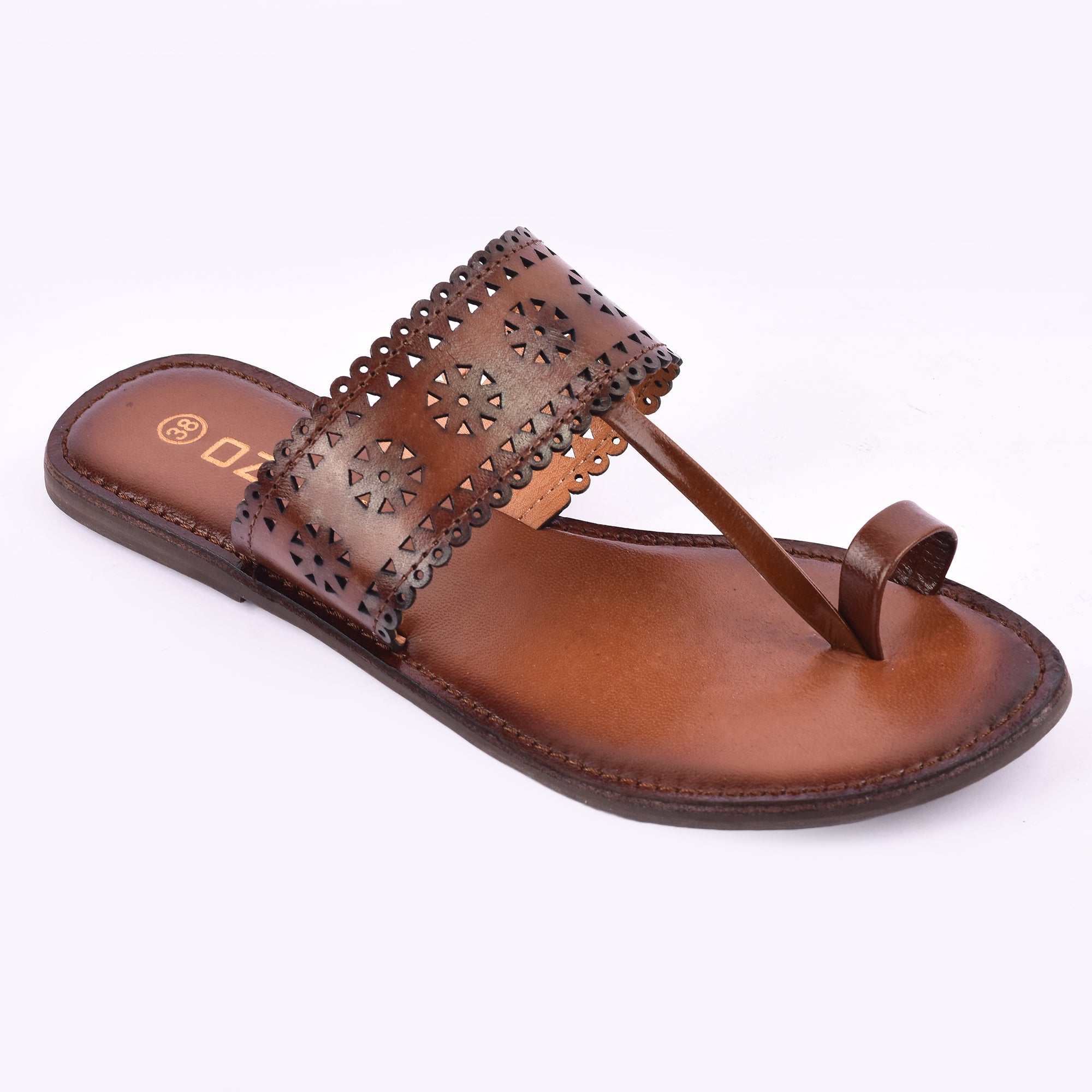 Ozuri Handcrafted Kolhapuri Flats for Women