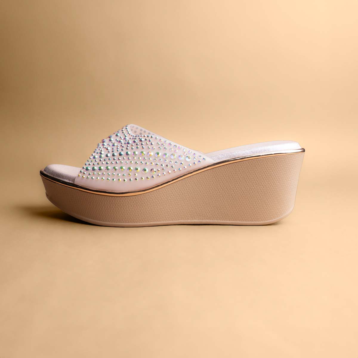 Irina Embellished Slip On Wedges