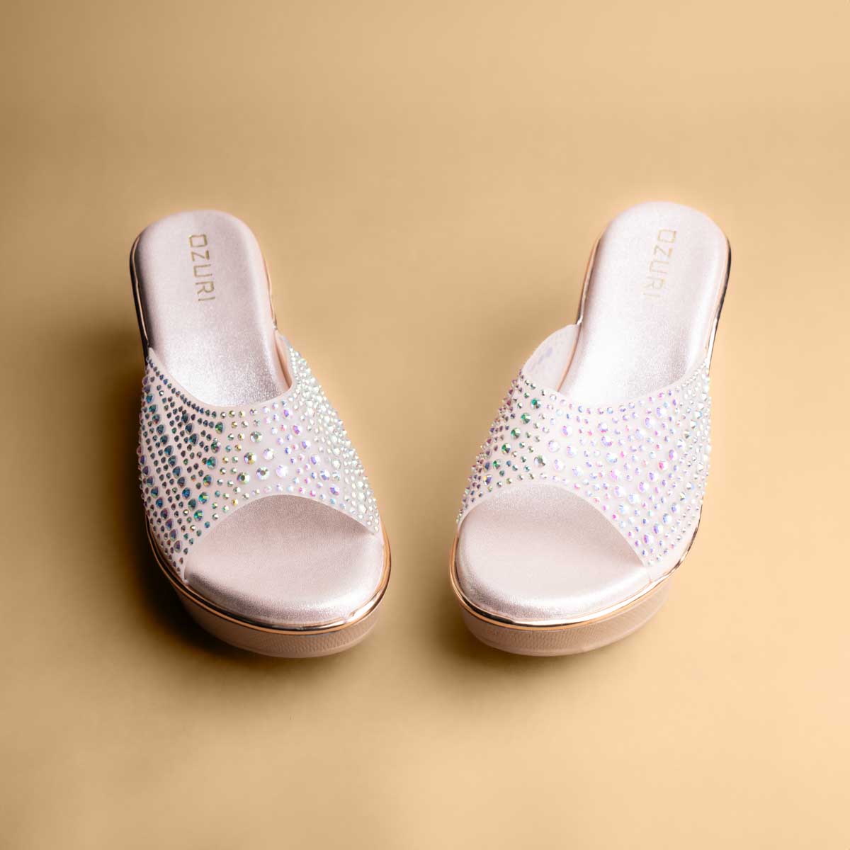 Irina Embellished Slip On Wedges