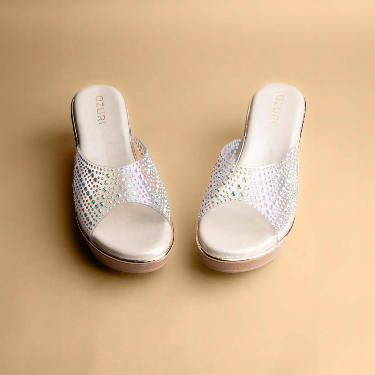 Irina Embellished Slip On Wedges