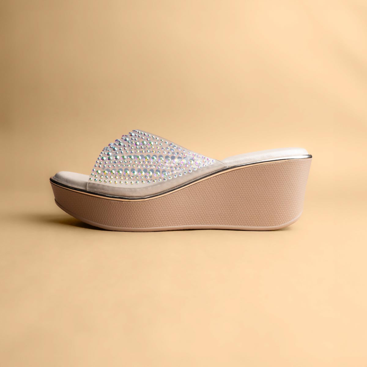 Irina Embellished Slip On Wedges