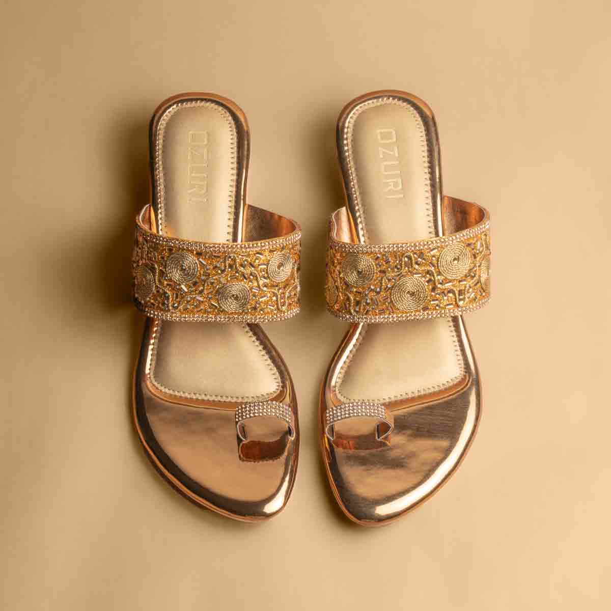 Manya Embroidered Flats