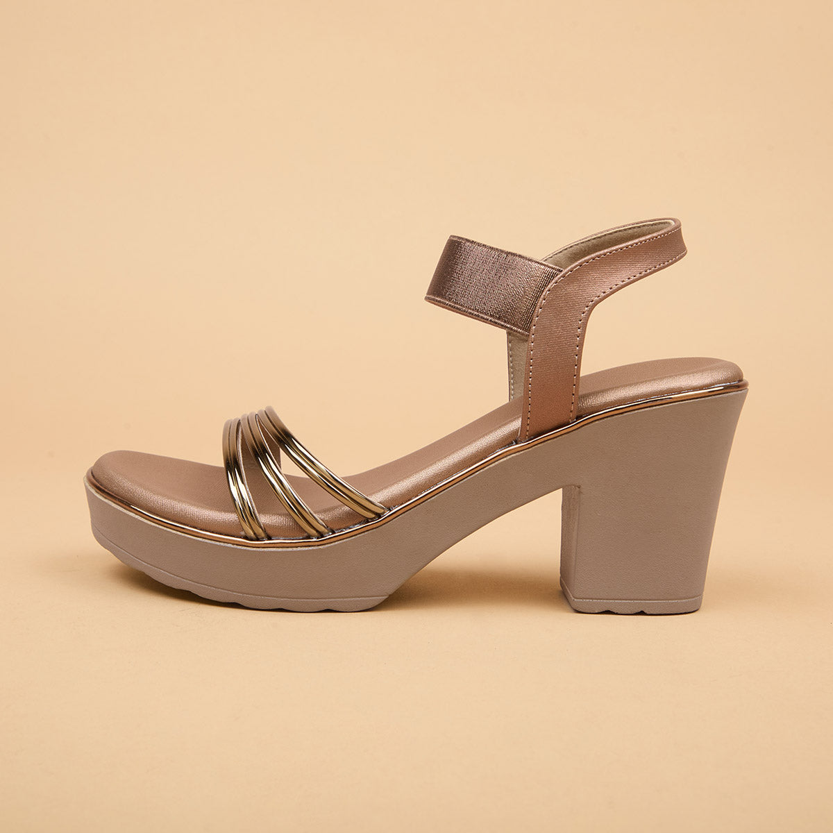 Linette Metallic Heels