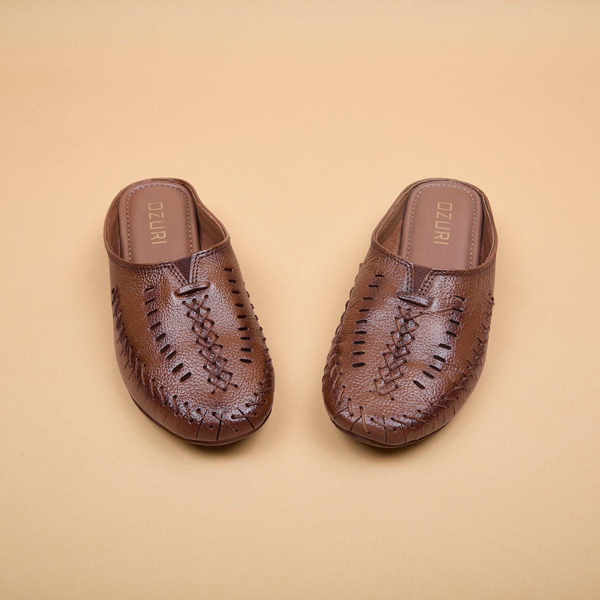 Sacha Handcrafted Leather Mules