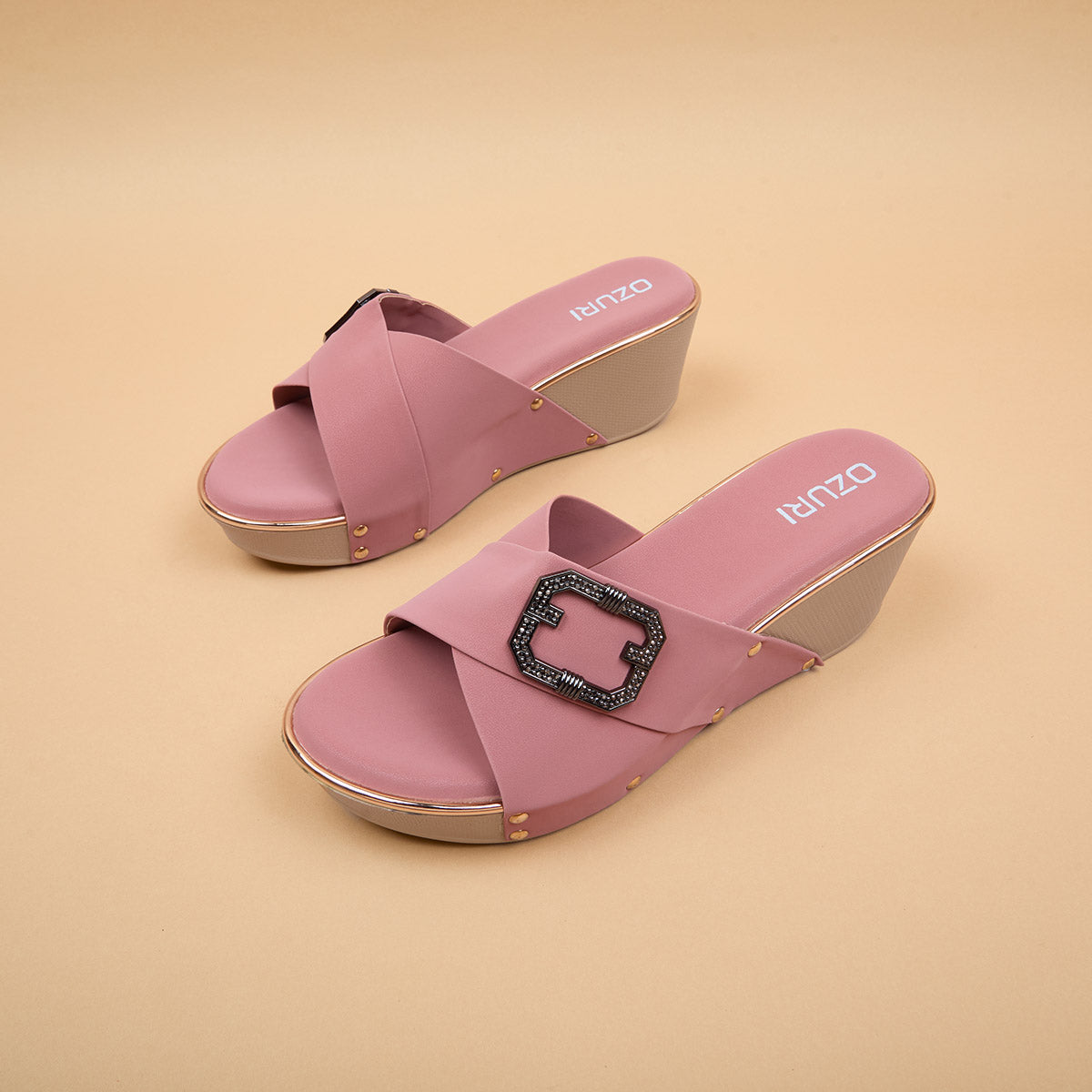 Adhira Slip On Wedges