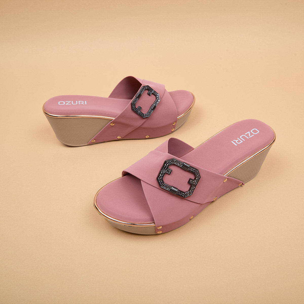 Adhira Slip On Wedges