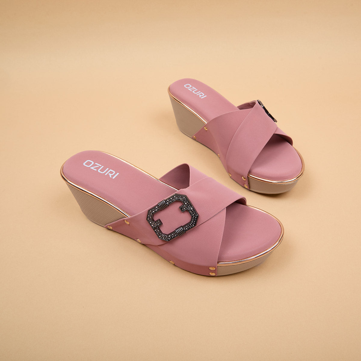 Adhira Slip On Wedges