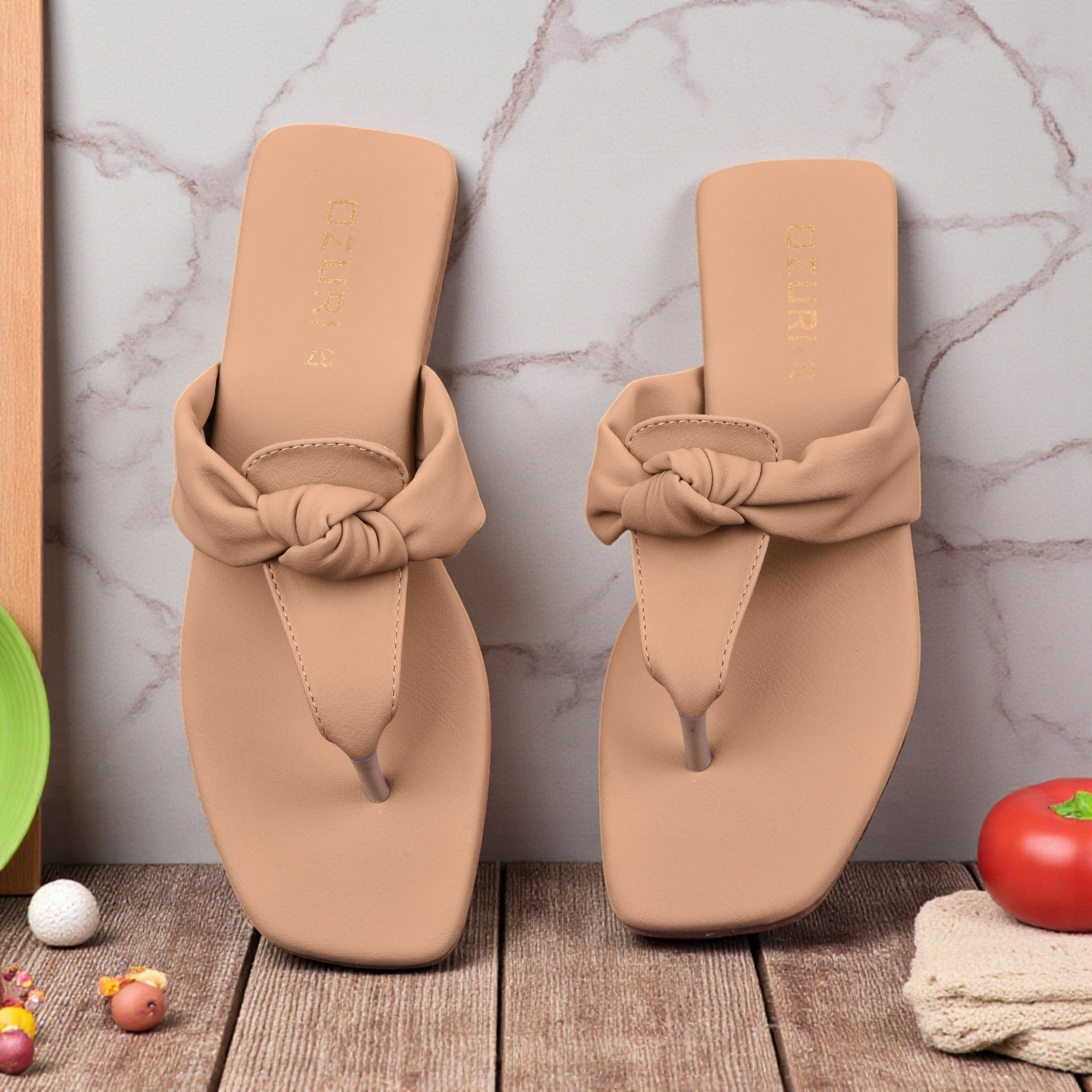 Trendy Knotted Strap Flat Sandal for Women